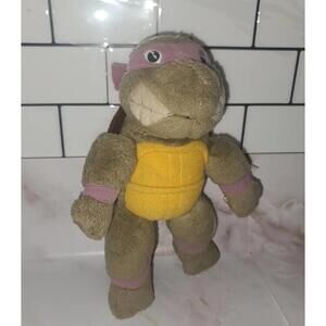 Vintage TMNT Donatello 9” Plush Teenage Mutant Ninja Turtles 1988